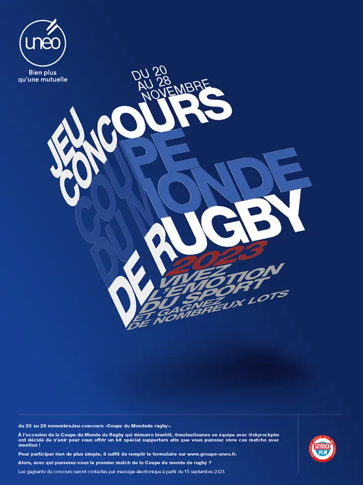 Visuel Jeu concours coupe du monde de rugby