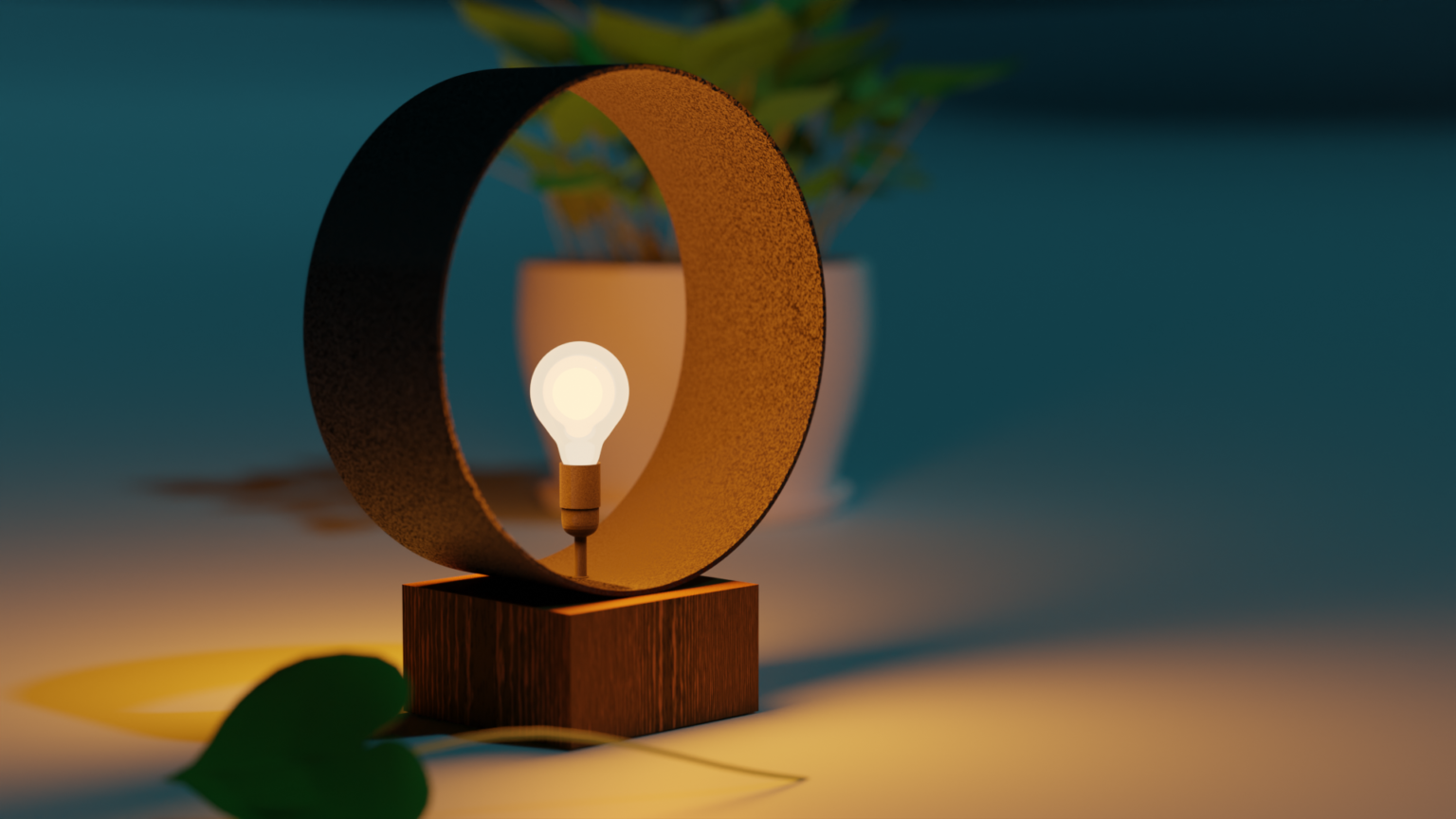 Modélisation 3D - Lampe Fabric-à-Brac