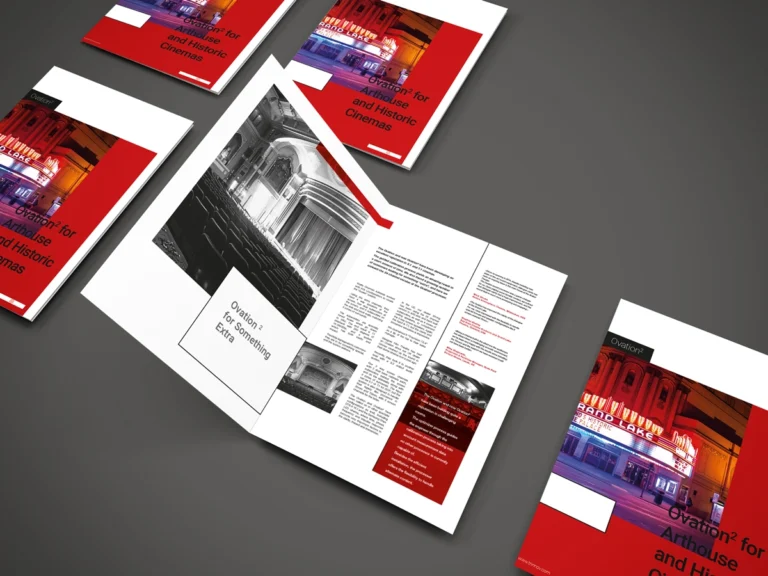 Brochure Ovation 2 - Trinnov Audio - Directeur artistique et UX/UI designer